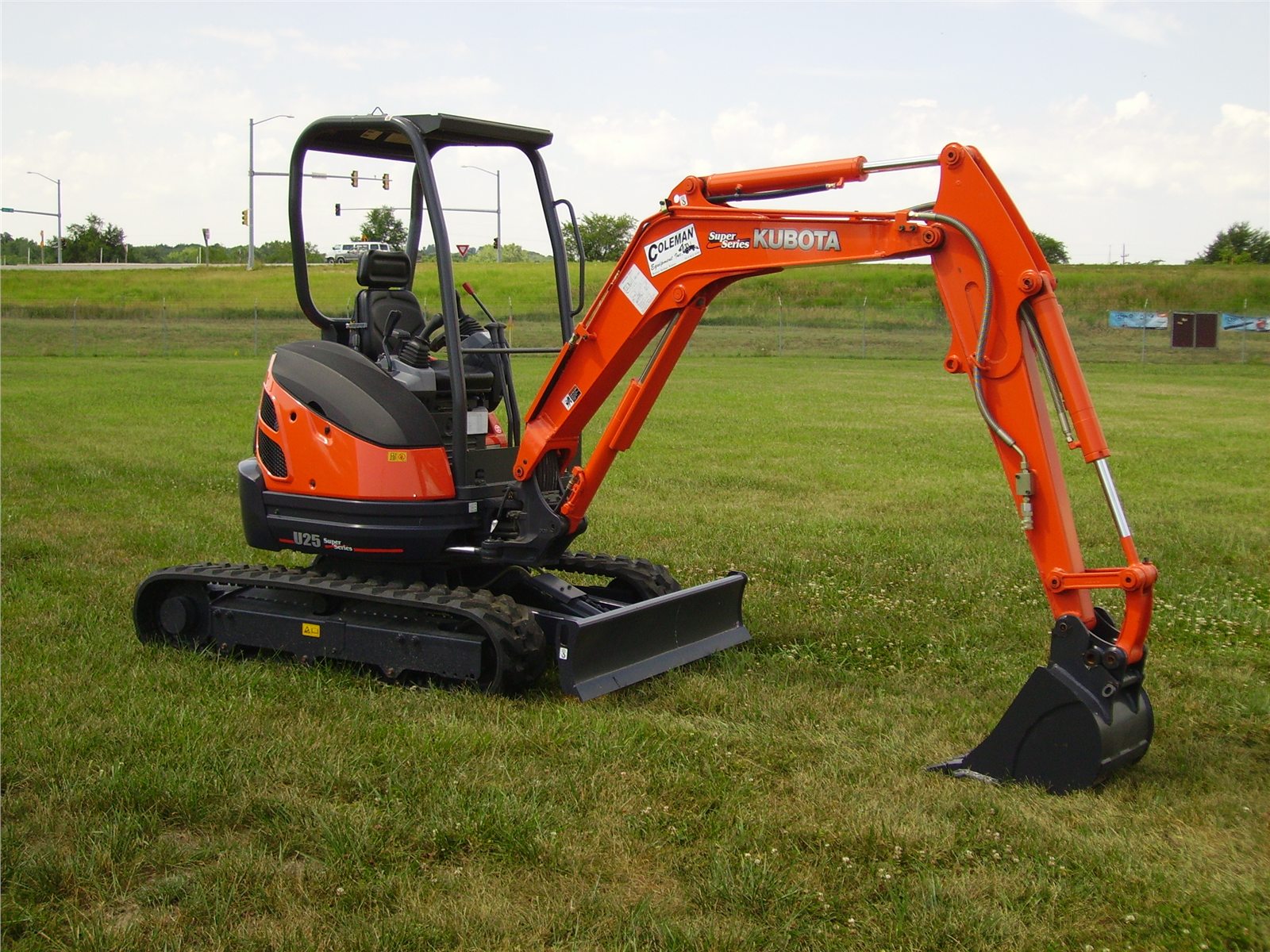 Can a mini excavator fit through your gate?